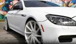 BMW 650i Gran Coupe Matte White by MetroWrapz 2017 года